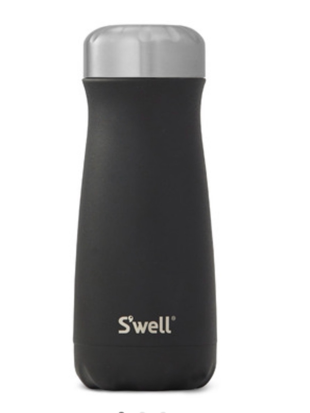 S’WELL 16oz Insulated Traveler Bottle in Onyx